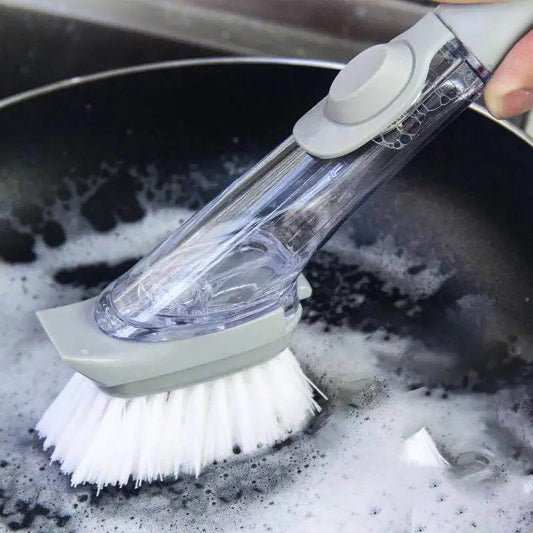 2-in-1 Long Handle Kitchen Cleaning Brush